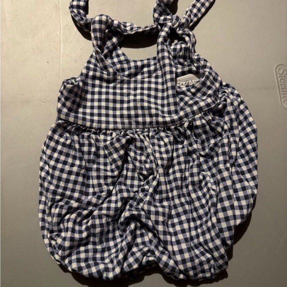 18 month omi jo Blue and White Checkered bubble - Picture 1 of 1